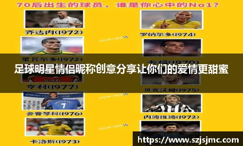 足球明星情侣昵称创意分享让你们的爱情更甜蜜